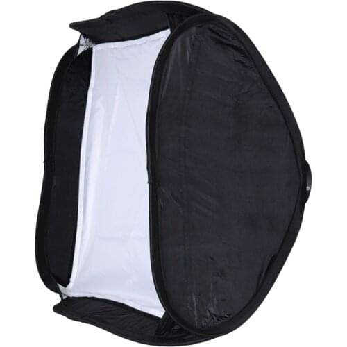 NICEFOTO Mini Quick Set-up Softbox 50x50cm Softbox Soft Box with Bowens Mount Perfect for Photographers Often Change Places