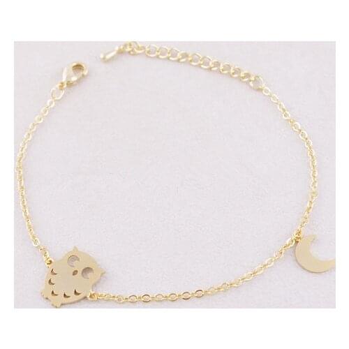 Fashion The owl and The Moon Bracelets for Women wholesale