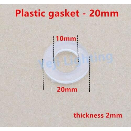 Transparent clear color Plastic pad Acrylic resin plastics gaskets ring gaskets for Chandelier led pendant lights table lamp diy