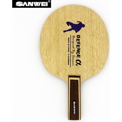 SANWEI Defence Alpha (Big Size, Chopping) Defensive Play Table Tennis Blade Defence Chop Racket Ping Pong Bat