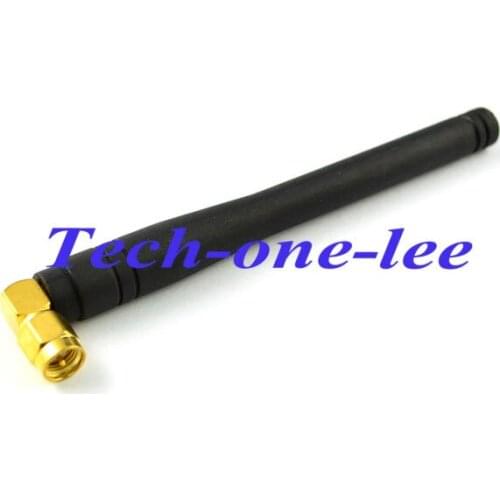 50 piece/lot 2-3dbi 315MHZ Rubber Antenna With Right Angle SMA Male Plug Straight Connector Free Shipping