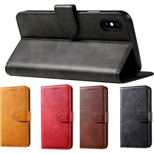RFor Apple iPhone XS MAX XR X 5s SE 6 6S 7 Plus 11 Pro Max Leather Book Flip Wallet Case Soft Cover Case for iPhone 12 Pro Max