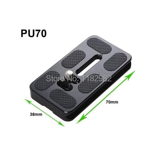 Camera Tripod quick release plate PU-70 Quick Release Plate for Benro B0 B1 B2 J1 N1 Tripod for Canon for nikon