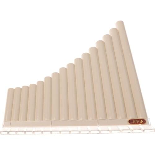 Pan Flute 16 Pipes Pan Pipes Panflutes Wind Woodwind Instrument for Beginner