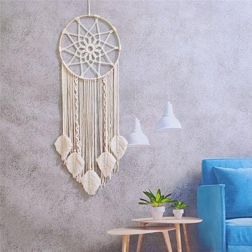 Nordic Style Woven Tapestry Cotton Thread Home Interior Dream Catcher Bedside Background Wall Decoration Wall Hanging