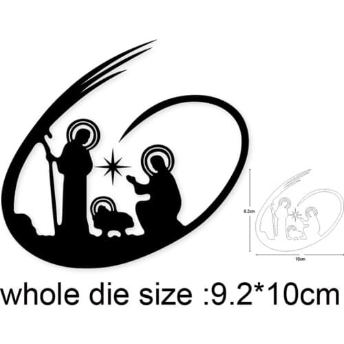 Jesus Nativity Scenes Metal Cutting Dies Stencils For Scrapbooking dies DIY Craft Album Cards Making Embossing Die Cuts 2020 New