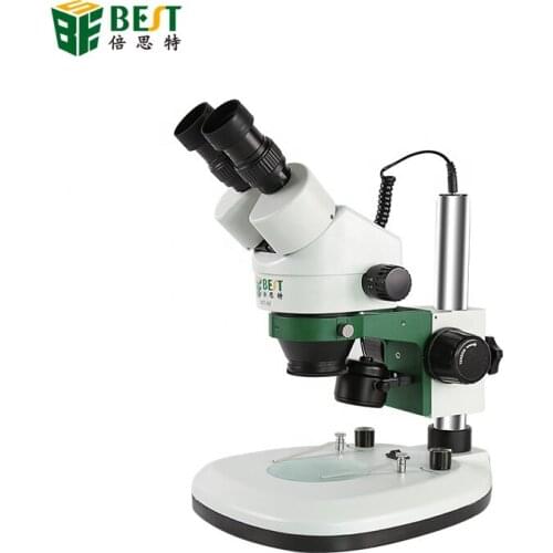 7X-45X Adjustable Stand Trinocular Stereo Microscope Electronic For Industrial PCB Inspection Electronics Repair