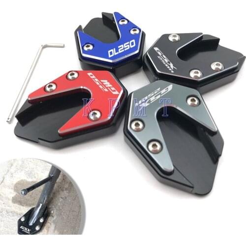 For Suzuki DL250 V-Strom Vstrom GSX250R GW DL 250 2017-2020 Motorcycle Aluminum Side Kickstand Stand Extension Enlarge
