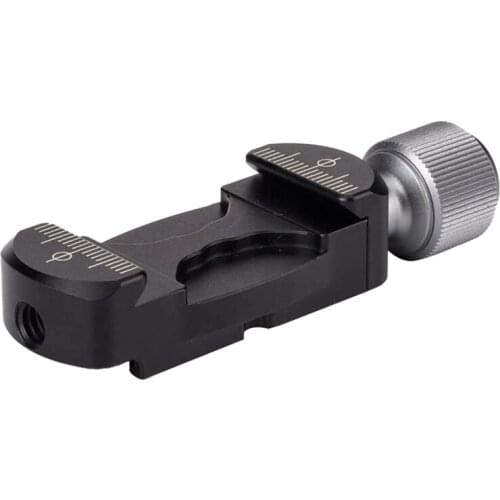Universal Clamp With Hot Shoe Mount Adapter for Professional Camera L Bracket Quick Release L Plate