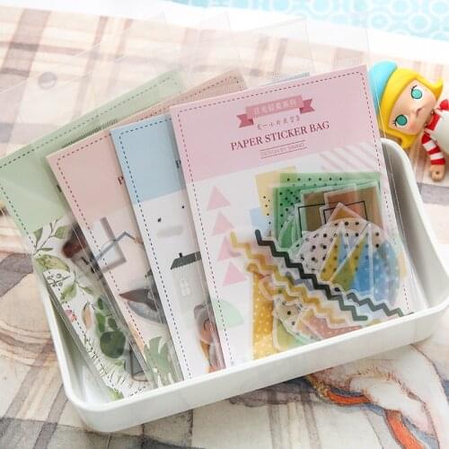 XINAHER Sweet Girl Succulent Potted plants paper sticker Japanese and Korean style diary decorate sticker album scrapbooking