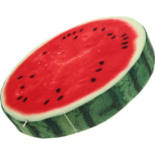 1Pcs 33cm*5cm New Creative 3D Summer Fruit PP Cotton Office Chair Back Cushion Sofa Throw Pillow