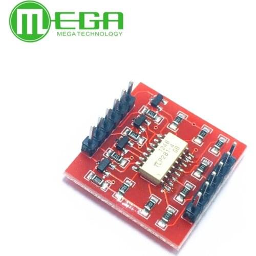 1pcs TLP281 4-Channel Opto-isolator IC Module For Arduino Expansion Board High And Low Level Optocoupler Isolation 4 Channel