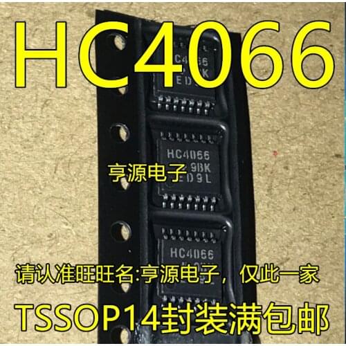 100% New&original In Stock 5pcs/lot HC4066 SN74HC4066PWR SN74HC4066PW 74HC4066PW TSSOP14
