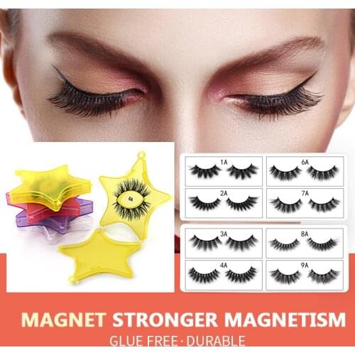 Handmade 3D False Eyelashes Natural Thick Curly Eyelashes Artificial Faux lashes Natural Mink Eyelashes Eyelashes Extension