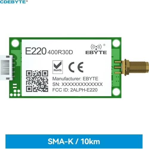 LLCC68 RS485 Wireless Module 410MHz 493MHz 29.5/30.5dBm E220-400R30D LoRa Spread Spectrum Technology Transparent Transmission