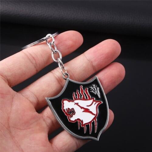 Game Residents Evils Key Keychain Raccoon City Police Station Jill Valentine S.T.A.R.S. Key Pendant Cosplay Jewelry