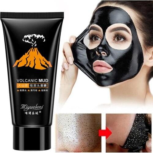 Black Head Mask Volcanic Mud Dead Skin Remove Shrink Pores Mask Acne Nose Film Spot Pull Type Suck Black Head Dropshiping