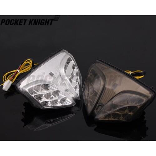 For Suzuki GSXR GSX-R 600 750 2008-2012 K8 K9 Motorcycle LED Rear Turn Signal Tail Stop Light Lamps Integrated