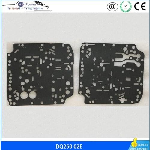 DQ250 02E DSG Automatic Transmission valve body gaskets For Audi A3 Q3 TT Skoda Volkswagen Beetle Touran Sharan
