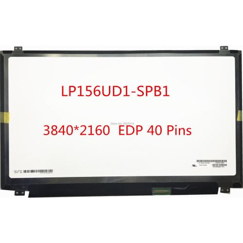 Free Shipping LP156UD1-SPB1 LP156UD1 SPB1 SPB2 LTN156FL02 101 201 L01 4K Laptop Lcd Screen 1920*1080 EDP 40 Pins IPS