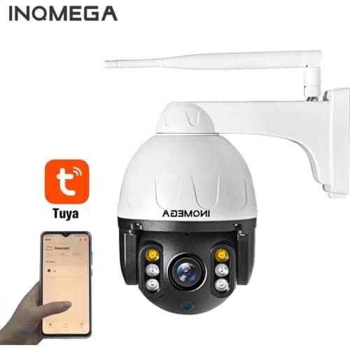 1080P Tuya IP Camera WiFi Auto Tracking Outdoor Onvif Waterproof Mini Speed Dome PTZ Camera P2P CCTV Security Camera INQMEGA