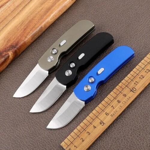 Portable Mini Mark 154CM Blade Aluminum Alloy Hunting Camping Pocket Outdoor Survival Kitchen EDC Tool Tactical Folding Knife