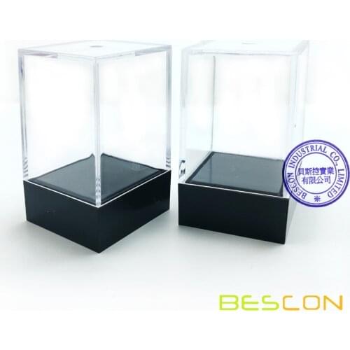 Classic Brick Box for RPG Dice Clear Plastic Dice Box Brick Dice Case Dice Packaging, 5pcs Set