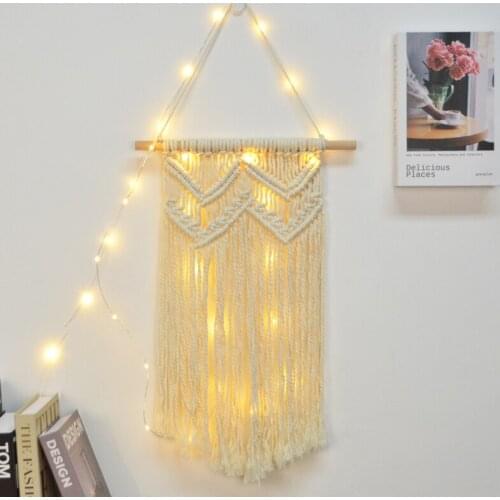 Creative Tassel Wall Hanging Cotton Woven Tapestry Wall Hanging Restaurant Bohemian Home Decoration Macrame