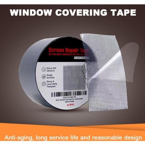 Screen Repair Tape For Window And Door Screen Strong Adhesive Waterproof For Covering Up Holes And Tears Instantly