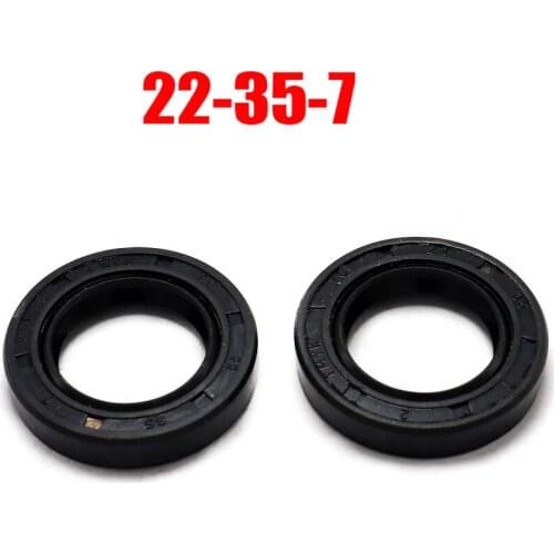 Oil seal 22-35-7 For Nitrile Covered Double Lip With Garter Free Shipping