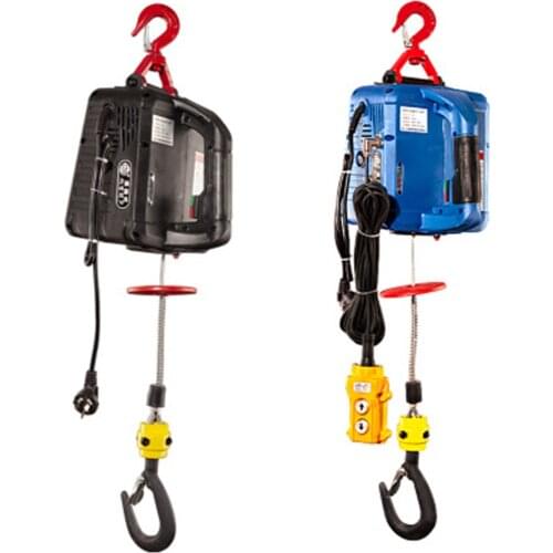Miniature Electric Crane 220V Small Lifting Tool Remote Control Portable Architecture Hoist Wireless Tensioner Manual Winch