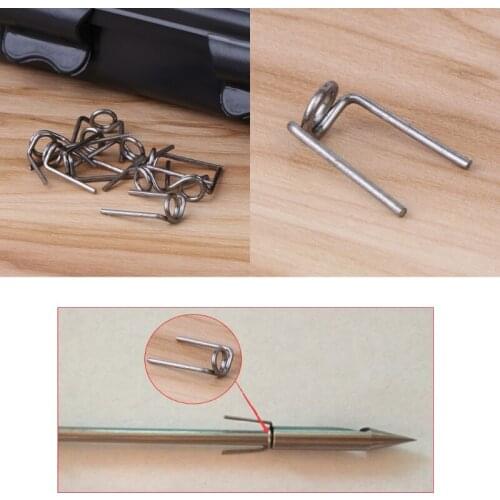 New 10pcs/set Fishing Broadhead Barb Arrow Barbed Accessories Stainless Steel 25 Grains useful Drop Ship