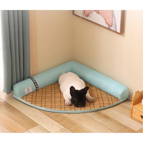 CAWAYI KENNEL Dog Cooling Mat Pet Ice Pad Teddy Mattress Pet Cool Mat Bed Cat Summer Keep Cool Ice Silk Cooling Dog Mat for Dogs