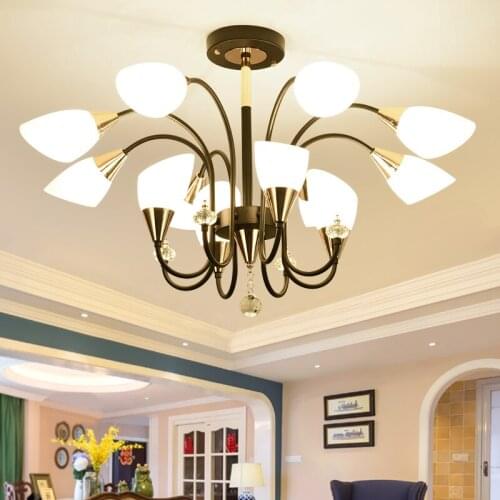 Restaurant lamps ZH Multiple Chandelier living room LED ceiling lamp creative personality lamp modern clothing store ZH ZX46