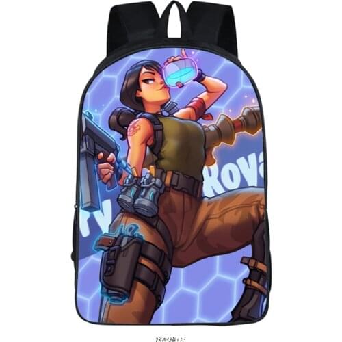 Men large Backpack Student Kids School Backpacks Canvas Anime FORTNITE Print Children School Bags for Teen Boys