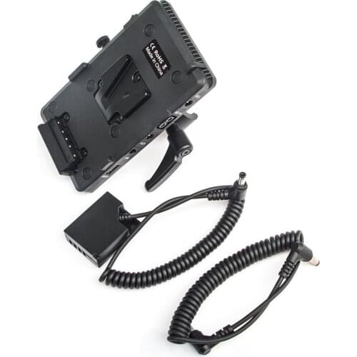 WY-VG1 Power Supply Systerm D-tap Battery Plate Adapter DC Coupler with NP-W126 for Broadcast SLR HD camera