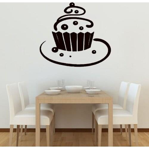 Sweet Pie Food Wall Decals Cake Home decor Kitchen Cafe Wall Sticker Vinyl Art Murals Kids Nursery Wallpaper Poster Decoration