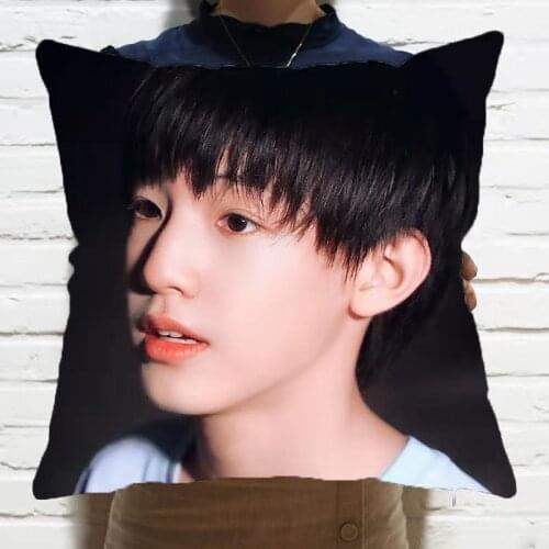TF Family Zhang Zeyu Same Style Pillowcase Star Series Cushion Cover Home Decor Throw Covers Star Surrounding Souvenir Idol Gift