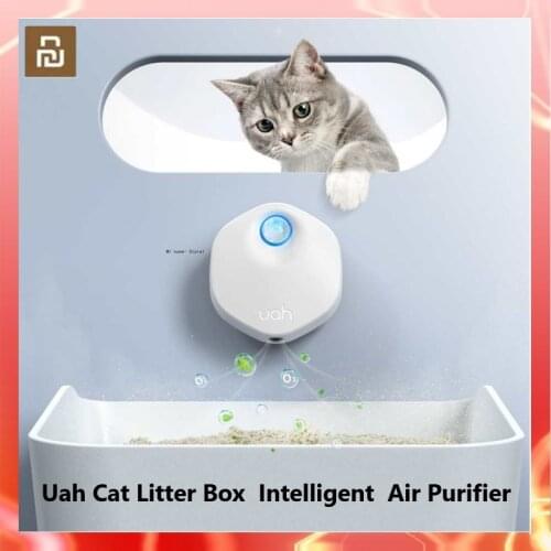 Xiaomi Uah Cat Litter Box Smart Deodorizer 24-hour Smart Monitoring Long Battery Life Positioning Adsorption Pet Deodorizer
