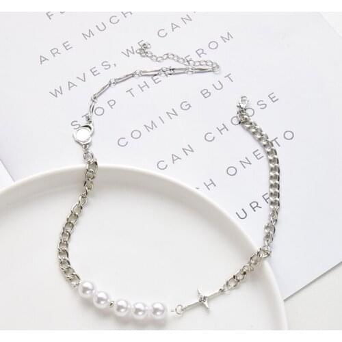 Pearl Necklace цепь на шею Chain Necklace for Women Collier Perle Femme Capsule One Piece Choker Bijoux Femme Jewelry