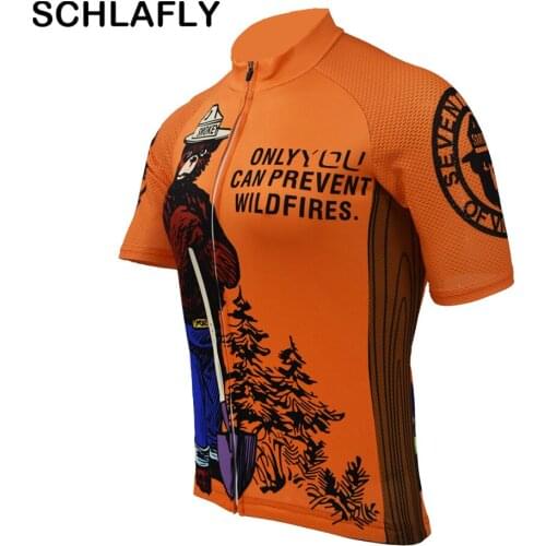 Woman smokey bear cycling jersey summer breathable quick dry anti-shrink short sleeve bike wear jersey road jersey cycling cloth