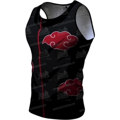 Manga Hero Academia Son Gooku Anime Summer 3D Print 2021 Newest Fashion Tops Men / Boys Cartoon Casual vest