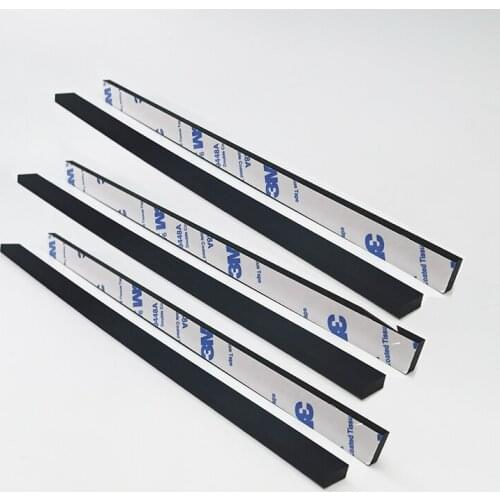 1PCS Black Silicone Rubber Strip Self Adhesive Seal Gasket 300x10/20/30x0.5/1/2/3 Silicone Rubber anti slip damping pad