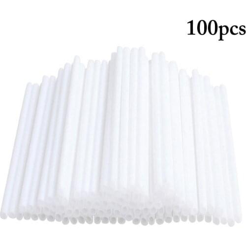 100pcs Plastic Eco-friendly Lollipop Sticks Cake Pop Sticks Chocolate Sugar DIY Maker Tool Candy Making Mould Stick