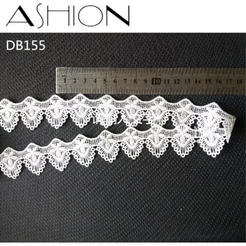8 yards 35MM white Embroidered net Lace Fabric DIY skirt hem Dance costumes Garment Accessories lace trim Sewing Craft LP-DB155