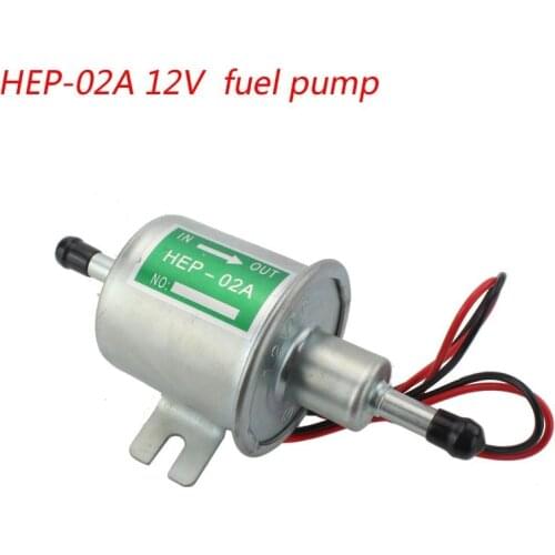 Electric fuel pump Car 12V diesel petro gasoline fuel pump fuel supply low pressure HEP-02A fuel pump types 12V sliver