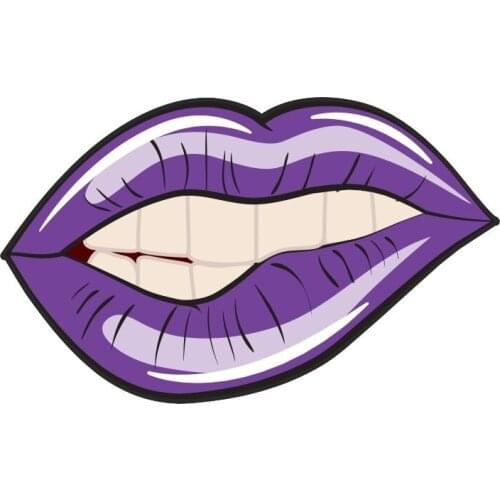 Purple Lip Sticker Plane Extreme