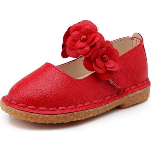 Girls Leather Shoes for Children Wedding Dress Princess School Shoes Kids Summer Bow-knot Black Student Sandals Korean Fashion