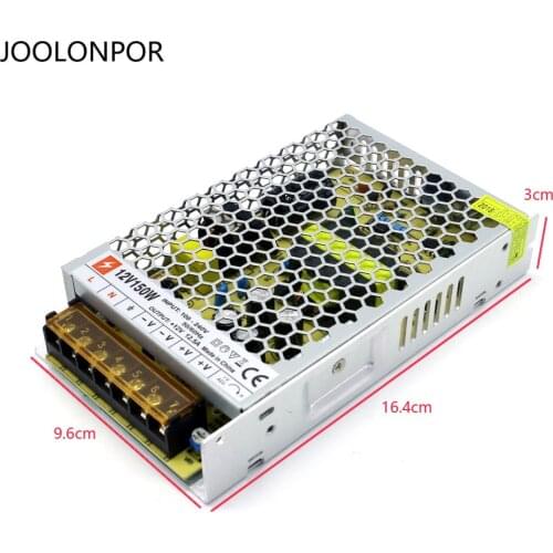Hot Selling Ultra Thin Led light Driver Switching Power Supply Ac 110V 220V to Dc Voltage Regulator 12V 12.5A 150W Power Supply