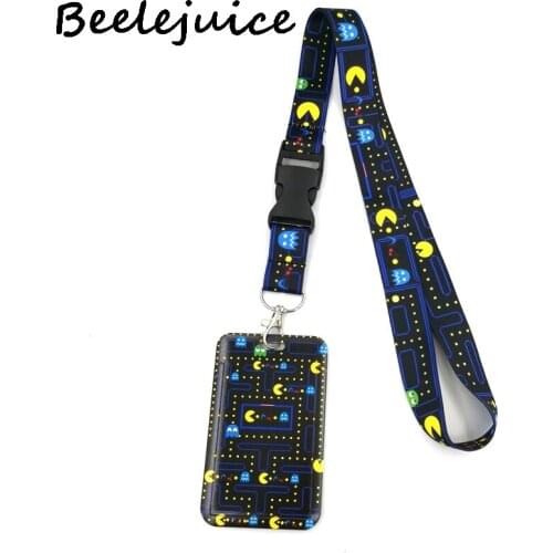 Cartoon Game Credit Card ID Holder Bag Student Women Travel Card Cover Badge Gifts Accessories Work Name Card Holder Decorations